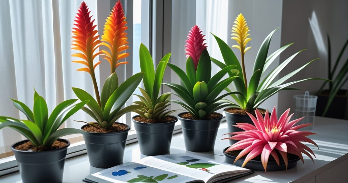 Bromelijos: svarbiausi patarimai ir priežiūros ypatumai namuose