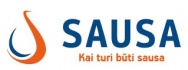 Sausa, UAB logotipas