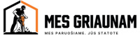 Mes griaunam, MB logotipas